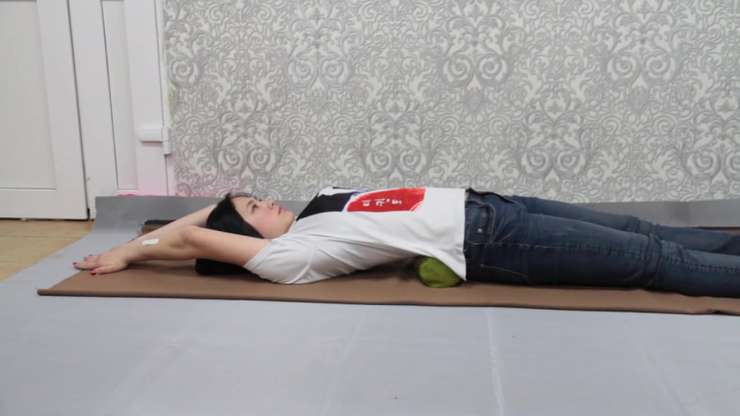 Упражнение на валике