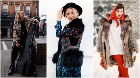 Стильная и пушистая: меховые фантазии для уютной зимы